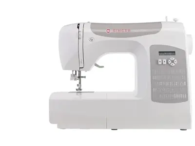 SINGER C5205 Computerized Sewing Machine with 80 Built-In Stitches | LCD Display | Automatic Needle Threader | 800 SPM High-Speed Motor | Extension Table & 8 Presser Feet