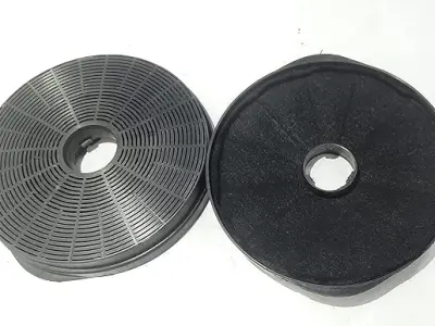 Activated Charcoal Carbon Filter for Kitchen Chimneys | Chimney Filter, Chimney Filter, Suitable with Branded Chimneys (Set of 2) | (Made in India)