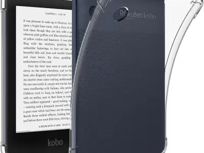 ProElite Soft TPU Transparent Back Case Cover for Kobo Clara Colour 6 inch 2024 / Clara BW 6 inch 2024 / Clara 2E 6" 2022 (Clear)