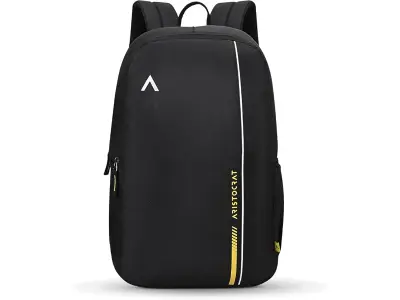 Aristocrat Nova 15L Laptop Backpack for Men & Women with Bottle Pocket | Padded Shoulder Straps