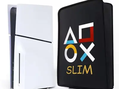 OIVO INDIA Dust Protective Cover for PS5 Slim Console Accessories Case , Anti Scratch Waterproof Sleeve Compatible for Sony PlayStation 5 Slim Digital & Disc Edition (PS5 Slim Mode