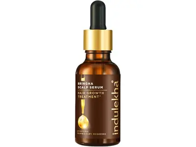 Indulekha Bringha Hair Growth Treatment Scalp Serum with Bringha, Rosemary and Amla for Hair Gr