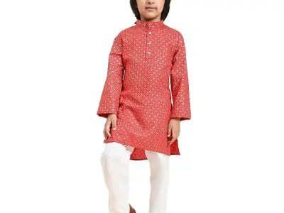 Pro-Ethic Style Developer Boy's Cotton Solid s Kurta Pajama For Kid'S Ethnic Wear | Kurta Pajama Set