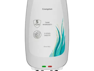 Crompton Arno Neo 5 Litre Instant Water Heater | 3 kW Heating Element | Food Grade SS Tank | 6 Bar Pressure Rated | Advanced 3-Level Safety | 5 Years Tank Warranty