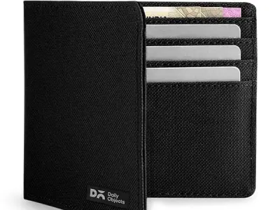 DailyObjects Coin Classic Bifold Wallet for Men | Ballistic Nylon Material | Holds up to 8 Credit/Debit/ATM Cards | Slim & Easy to Fit | Handcrafted Money Purse