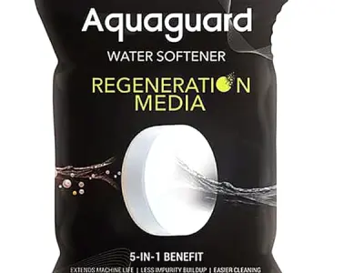 Aquaguard Water Softener Regeneration Media Salt (10 Kg) | 5-IN-1 BENEFIT | CERTIFIED DUST FREE 99.9% PURE