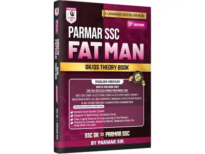 PARMAR SSC Fatman | GK/GS Theory Book | English Medium | 2nd Edition, 2026 | Useful For SSC CGL