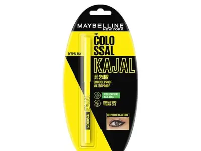 Maybelline New York Kajal, Black, Matte Finish | 0.35g