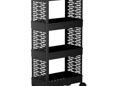 TEKCOOL Multi -Layer Kitchen Rack | Multipurpose Shelf for Utensils, Cutlery & Spices | Space-Saving Organizer for Home & Pantry (Casual, 4-Layer)'