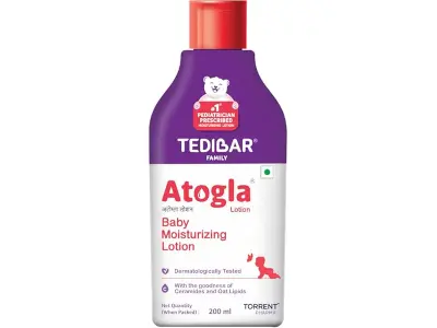 Atogla Baby Lotion 200ml from Tedibar Family | No. 1* Pediatrician prescribed Moisturising Loti