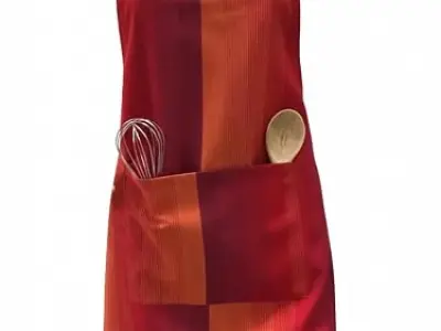 PIXEL HOME DECOR© New Cotton Kitchen Apron which has Ties With Centre Pocket with Strong and durable Cotton (Pack of 1) (IY-3JBH-B76W)