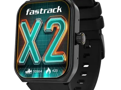 Fastrack New Limitless X2 Smart Watch, 1.91" UltraVU with Rotating Crown, 60 Hz Refresh Rate, Advanced Chipset, SingleSync BT Calling, 100+ Sports Mode & Smartwatch Faces, IP68, (B