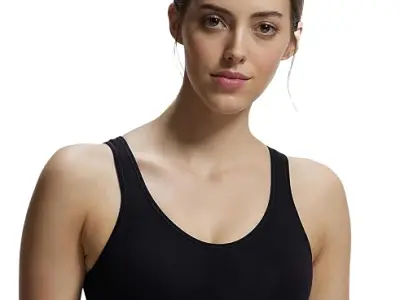 Jockey 1376 Active Bra | Wirefree | Non Padded | Full Coverage Slip-On with Wider Straps | Super Combed Cotton Elastane Fabric