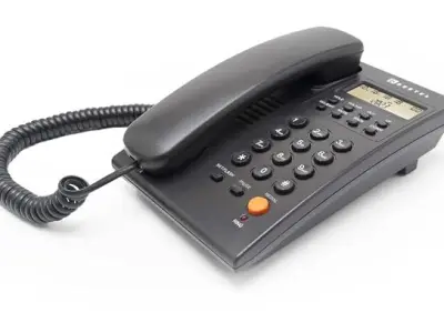 Beetel G20,TEC Certified,Caller ID Phone LCD Display, Ringer LED, DTMF/FSK Compatible, Adjustable Handset/Ringer Volume,Music on Hold,Desk/Wall Mountable,3 Level LCD Contrast,Alarm
