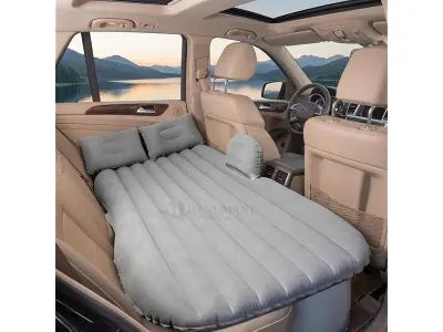 Premium Car Inflatable Bed with Pump & 2 Air Pillow|Quick Inflatable Back Seat Bed|Car Inflatab