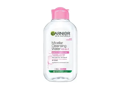 Garnier Skin Naturals, Cleansing Water, Hydrating & Soothing, Micellar Cleansing Water, 125 ml