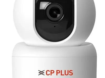 CP PLUS 4MP Quad HD Smart Wi-Fi CCTV Camera for Home | 360° Pan & Tilt | CTC Cyber Secure Tech | View & Talk | Smart Detection Suite | IR Night Vision | Cloud Recording | Support O