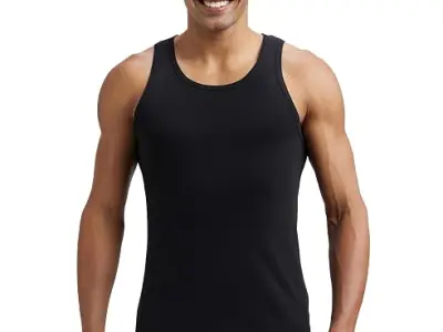 Jockey FP04 Men Super Combed Cotton Rib Round Neck Sleeveless Vest Regular Fit