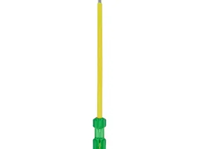 Tapria 903 IBT, Insulated 2 in 1 Screwdriver with Magnetic Blackened Tip|Overall Length 300 mm | Blade Length 250 mm | Tip Size -Star Ph2 x Slotted 6.0| Suitable for Home | DIY | P