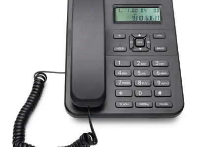 Hola TF 310 Caller Id Corded Landline Phone with CLI and Incoming and Outgoing Call List for Direct Dialing
