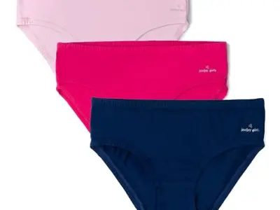 Jockey SG01 Girls Super Combed Cotton Panty (Pack of 3)