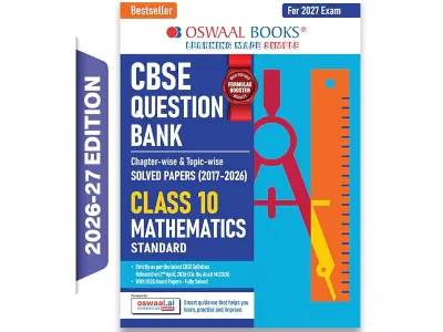 Oswaal CBSE Class 10 Mathematics (Standard) Question Bank | Chapter & Topic-wise Solved Papers