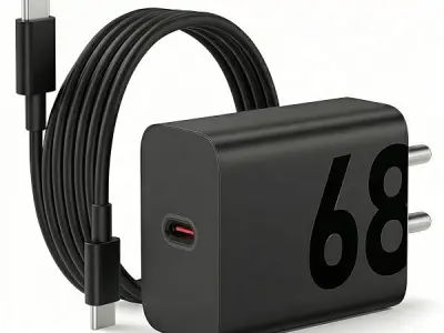 AILKIN 68W TurboPower Fast Charger Adapter | USB-C Type-C PD Charger Compatible with Moto Edge 40, Edge 30, G84, G73 & Other USB-C Devices