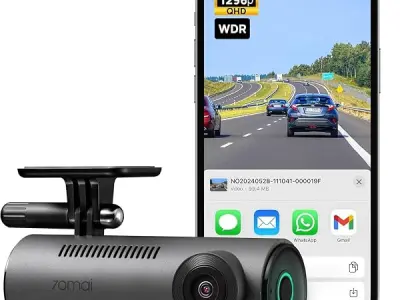 70mai M310 DashCam, 2K Resolution, Type-C Interface, Voice Control, MaiColor Vivid+ Solution, Night Owl Vision, WiFi & App, Optional Parking Mode, Upto 256GB Supported