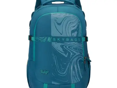 Skybags Vesper Spacious 40L Laptop Backpack (15.6"), 3 Compartments | Front & Side Pockets, Padded Backpanel, Premium Fabric, College/ Office/ Casual Bag, Unisex, 1-Year Global War
