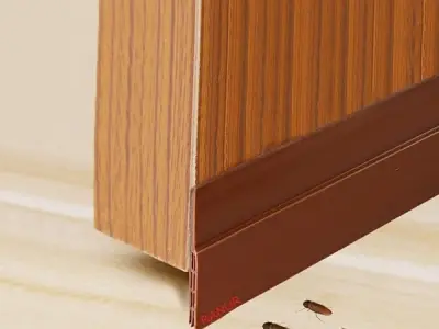 RANUR Silicone Self Adhesive Door Bottom Sealing Strip Guard For Home Door Protector For Home From Dust, Insects, Waterproof, Soundproof Door Seal, Door Air Blocker 1 Meter (1 Mete
