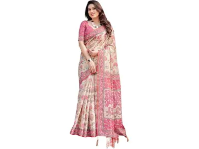 Handloom Erode Cotton Silk Saree for Women with Classic Traditional Zari