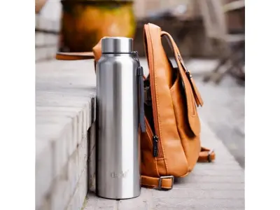 Clazkit Water Bottle Stainless Steel Sports/Fridge Bottle with Leak Proof Lid | Single Wall | F