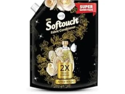 SofTouch 2X French Perfume Fabric Conditioner Refill Pack by Wipro, 2000ml