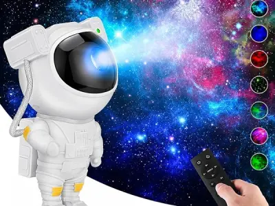 One94Store Space Projector Night Light – Nebula Star Projector with Remote Control, Space Lamp for Kid’s Bedroom, Gifts, Gaming Room, Home & Décor and Parties (Corded Electric)