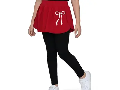 YouGotPlanB Skeggings for Girls | Pack of 1 | 2-in-1 Skirt with Attached Leggings | Cotton | Ages 4-16 Years | Comfort fit | Ideal for Sports & Play