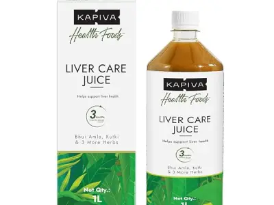 Kapiva Liver Care Juice (1L) | Anti-oxidant Rich Supplement With 5 Ayurvedic Herbs | Supports Fatty Liver Management & Detox