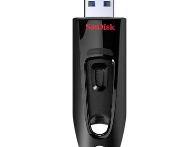 SanDisk Ultra 64GB, USB 3.0, Flash Drive, Upto 130MB/s R, Pendrive, Black, 5Y Warranty (SDCZ48-064G-I35)