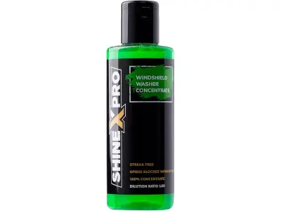ShineXPro 200mL Windshield Washer Fluid For Car - Car Windshield Cleaner Liquid In Concentrate