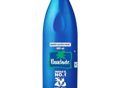 Parachute Coconut Oil Bottle, 600 ml