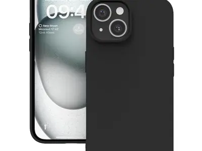 YATWIN Silicone Back Case for iPhone 15